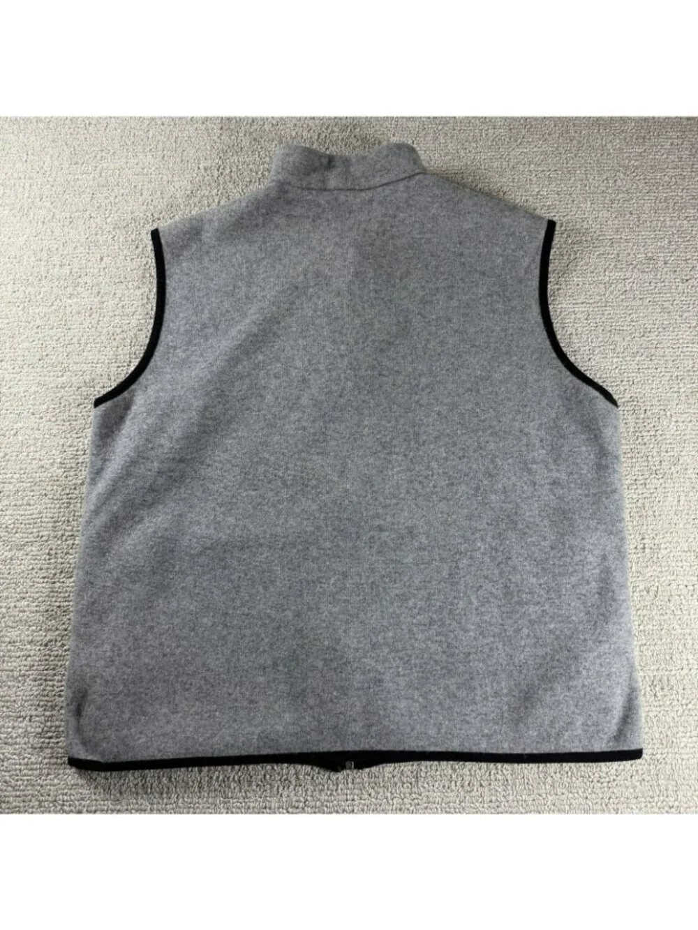 Polo Ralph Lauren Golf Full Zip Brushed Wool Sweater Vest Gray Men’s Size XL